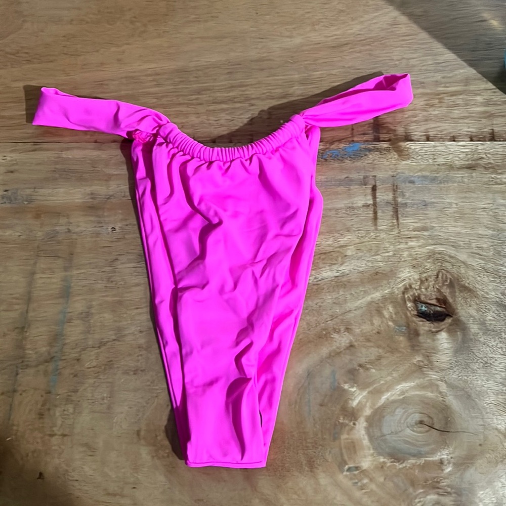 Hot Pink Brazilian bikini bottom size M
